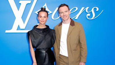 Michael Fassbender & Alicia Vikander Make First Appearance Together in 2024 at Louis Vuitton Show