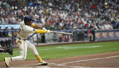 Adames, Chourio hit homers to lift Brewers past Braves 8-3