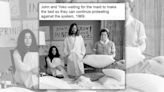 Fact Check: Pic Allegedly Shows John Lennon, Yoko Ono Waiting for Maid To Make Bed During 'Bed-In for Peace' in 1969