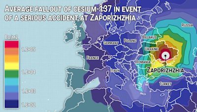 Map reveals what would happen if Europe's biggest nuclear power plant exploded