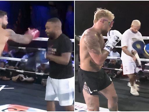 Mike Perry’s pad work compared to Jake Paul’s is genuinely shocking to watch
