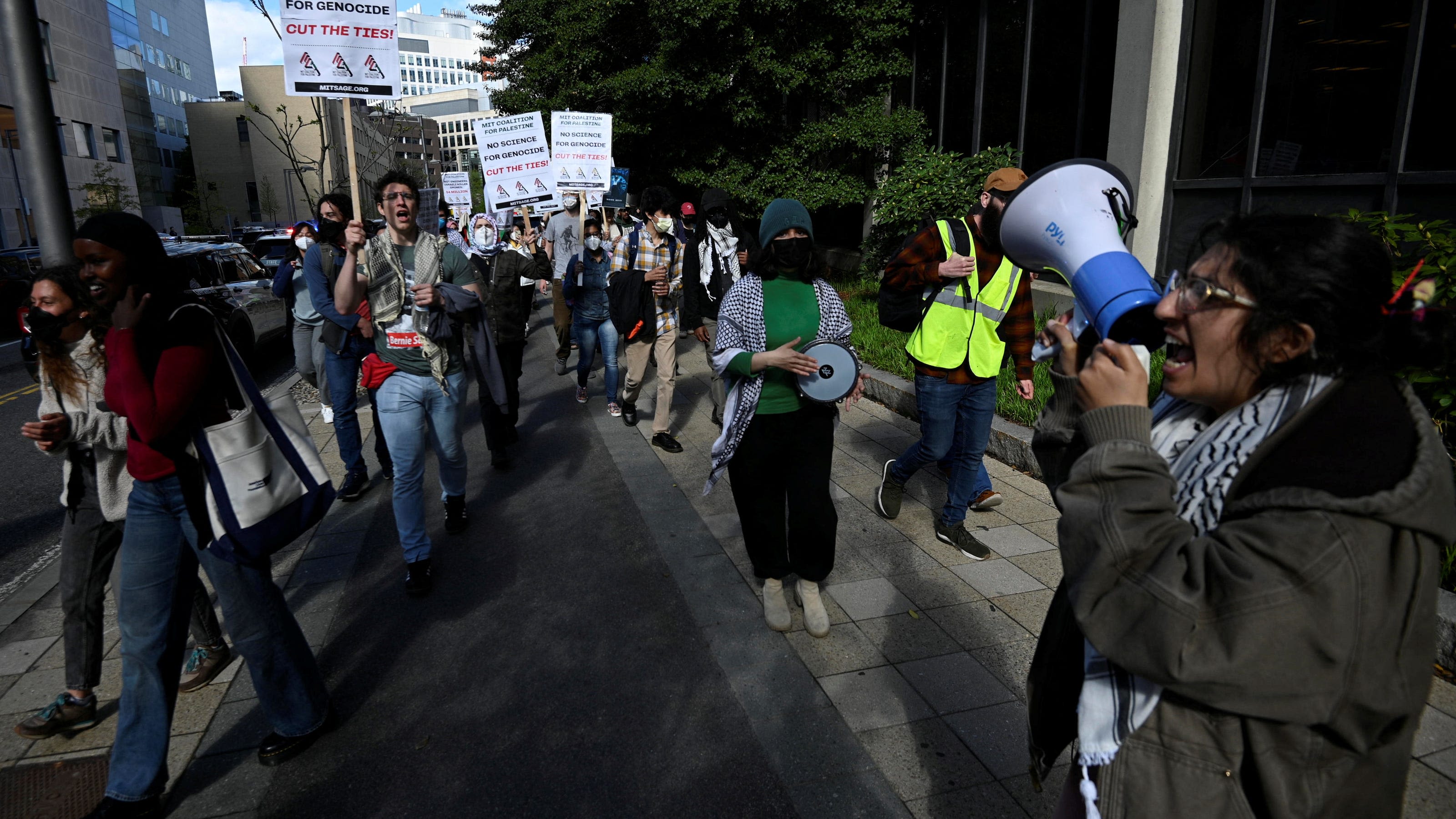 Some US colleges move graduation ceremonies amid pro-Palestinian protests