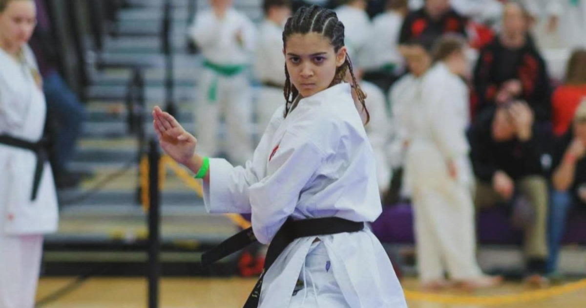 Real-life karate kid from Pennsylvania making name for herself on the mat