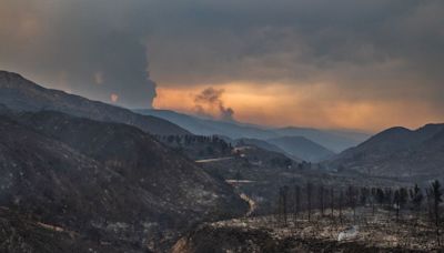 Line, Airport and Davis fires grow in California and Nevada, displacing thousands