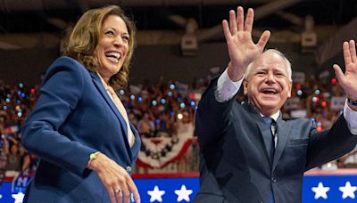 Minnesota Gov. Tim Walz makes his debut as Kamala Harris’ VP pick at a rally at Temple University