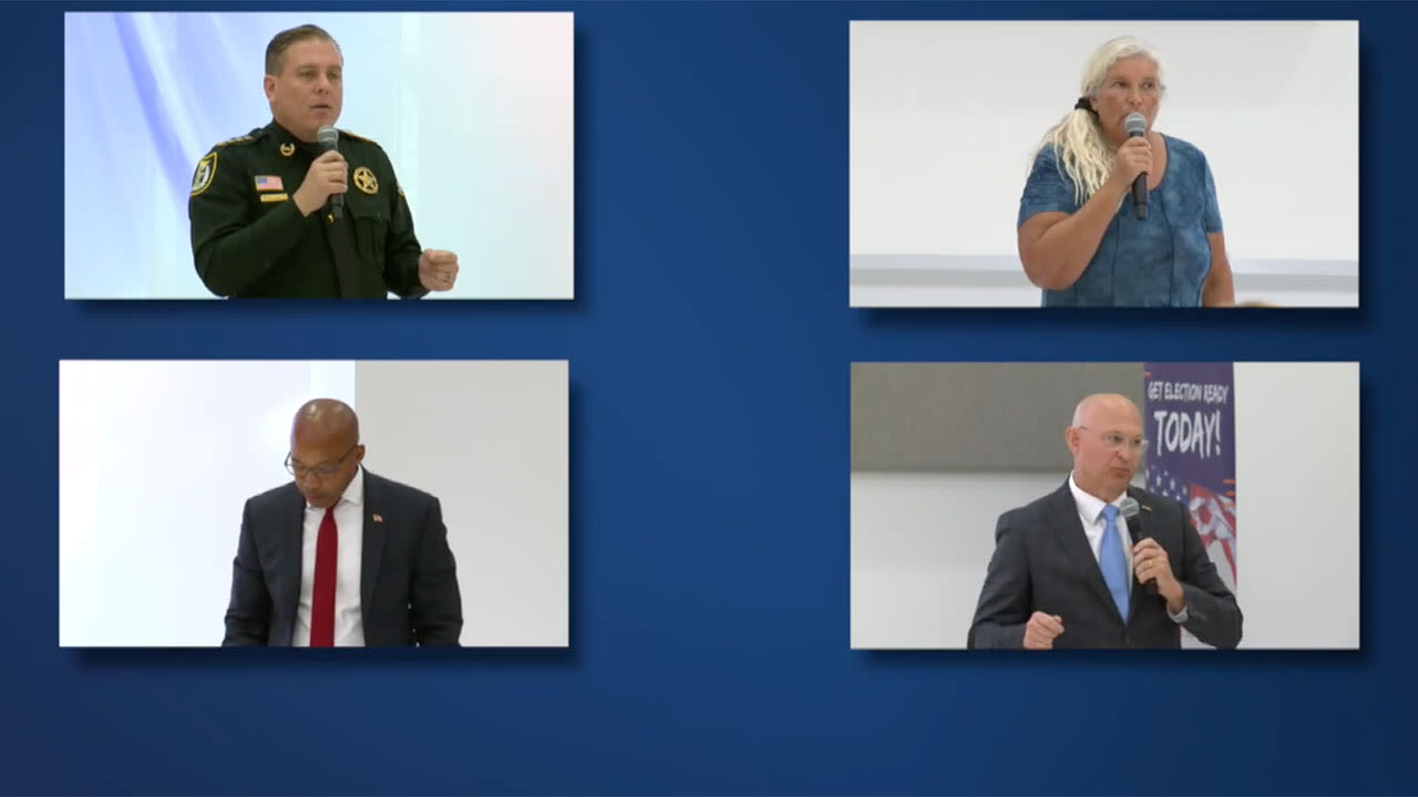 4 Indian River County sheriff's candidates square off in debate. Why they say you should vote for them