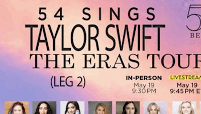 54 BELOW SINGS TAYLOR SWIFT: THE ERAS TOUR (LEG 2) Set For This Month