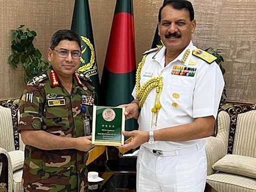 Indian Navy chief meets newly-appointed Bangladesh Army chief; discusses new avenues for cooperation