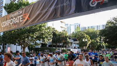 Heat is high, but runners still hit downtown Orlando streets for fundraiser