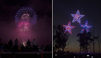 Fireworks, drone shows light up Bay Area skies on 4th of July