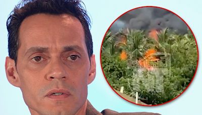 Marc Anthony's Dominican Republic House Catches Fire, Caught on Video