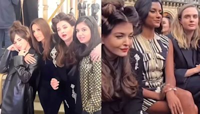 Amid divorce rumous with Abhishek Bachchan, Aishwarya Rai & daughter Aaradhya Bachchan twin in black at Paris Fashion Week 2024