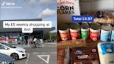 TikToker goes viral after sharing £5 weekly food shop at Aldi