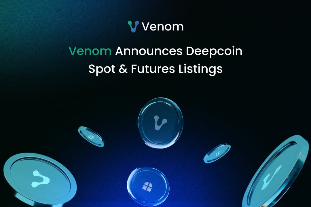 Venom Announces Deepcoin Spot & Futures Listings