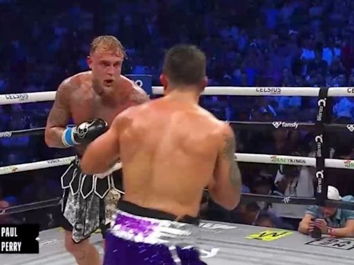 Video: Jake Paul noqueó a Mike Perry y va por Tyson