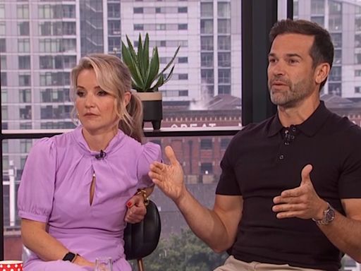 Morning Live's Gethin Jones tells co-star to 'stop talking' in 'heavy' live TV moment as Helen Skelton intervenes