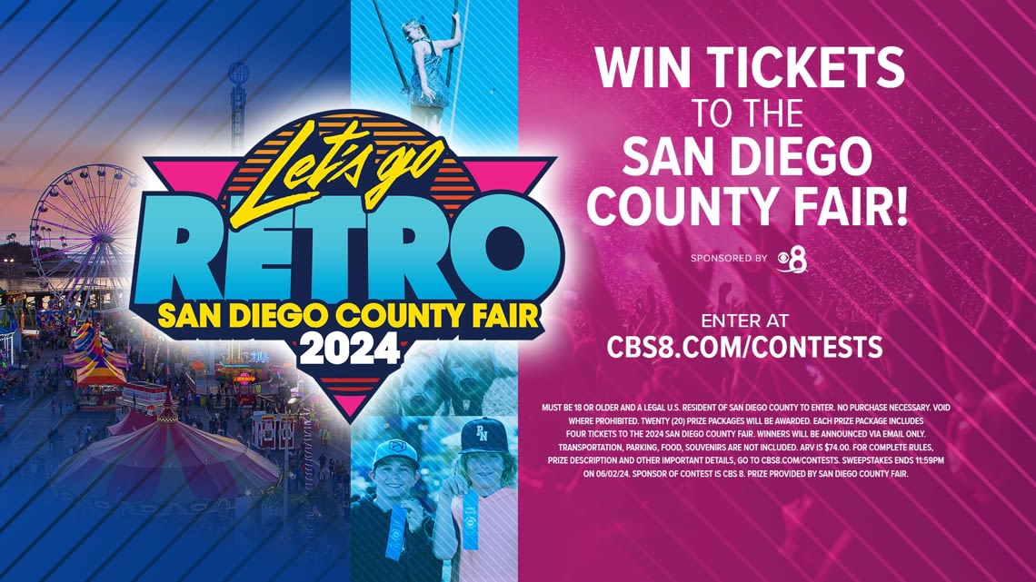 Let's go RETRO! Win tickets to the San Diego County Fair 2024