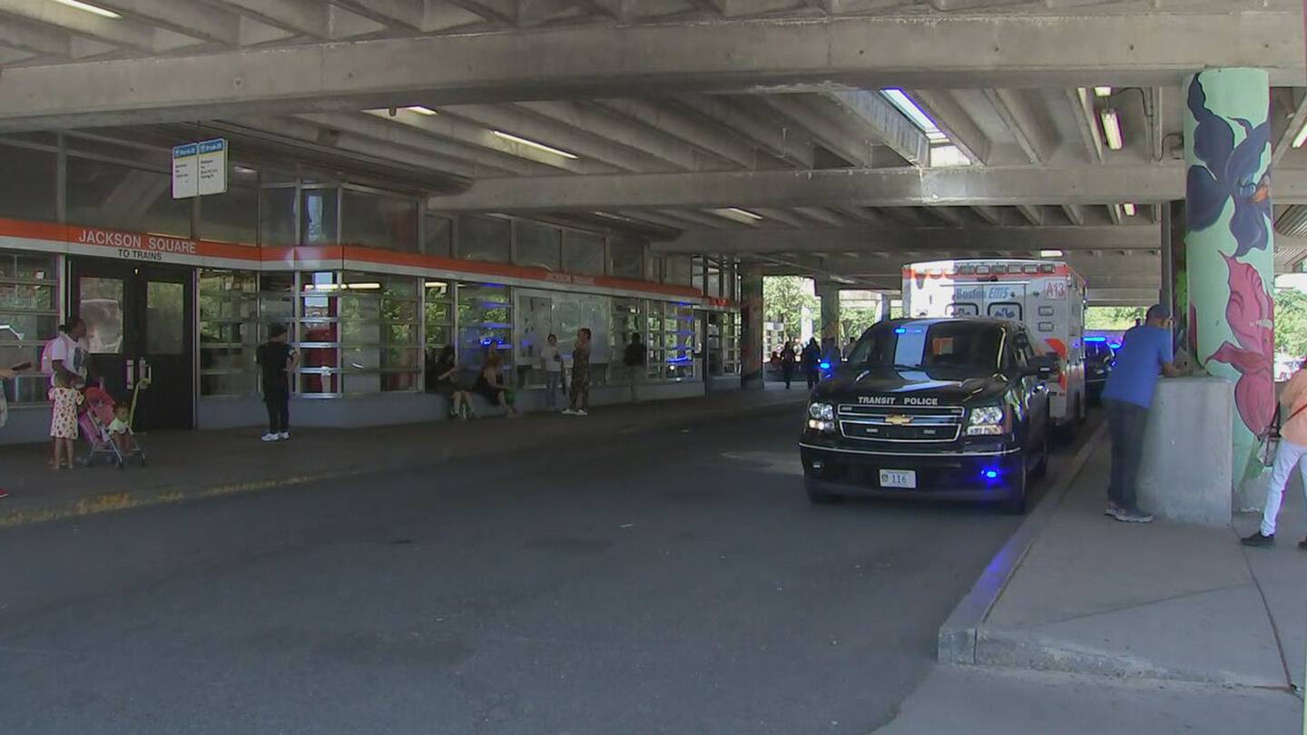 Person dead after stumbling onto tracks, becoming trapped under Orange Line train, police say