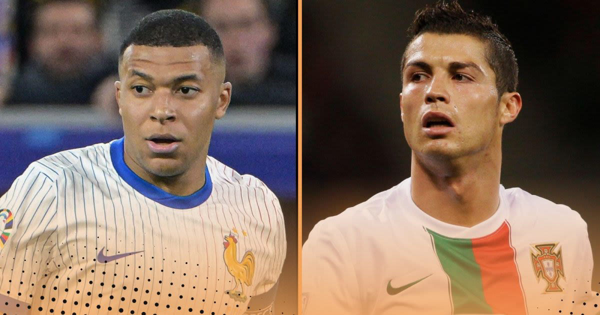 Comparing Kylian Mbappe’s career stats & trophy list now to Cristiano Ronaldo’s at the same age