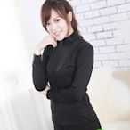 安東機能-3M技術保暖衣-女生款黑色半高領--發熱冬天必備台灣製造
