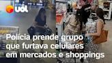 Polícia prende mulheres especializadas em furto de celulares em shoppings e mercados no DF; vídeo
