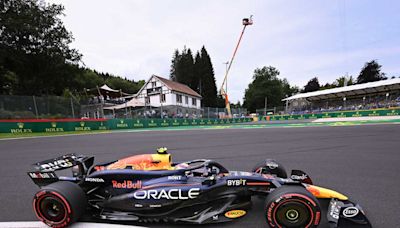 'Checo' Pérez no mejora; noveno en práctica 2 del GP de Bélgica