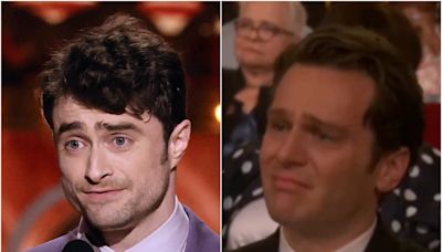 Daniel Radcliffe moves Jonathan Groff to tears with Tony Awards speech