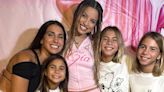 La emoción de las hijas de Cinthia Fernández al conocer a Emilia Mernes: “Las 4 con su ídola”