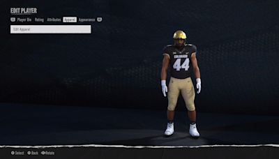 EA College Football 25: Editing Players, What Are The Restrictions?