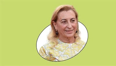 La historia es real: Miuccia Prada tiene un tobogán en su oficina