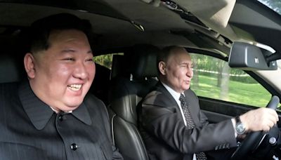 Vladimir Putin gifted North Korean leader Kim Jong Un a 2nd luxury armored limo — check it out