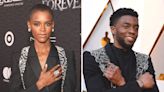 'Black Panther: Wakanda Forever' cast honor Chadwick Boseman at the film's world premiere. Here are the 22 best pictures from the red carpet.