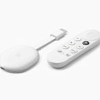 全新現貨 Google Chromecast with Google TV 串流投放裝置連Google TV 遙控器 - snow 白色- *TW*