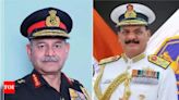 First time in Indian military history: Two classmates to be Army and Navy chiefs together | India News - Times of India