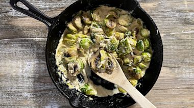 Keto Creamed Brussels Sprouts Recipe