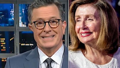 Stephen Colbert Is Wowed By Nancy Pelosi's 'Weapons-Grade Passive Aggression'