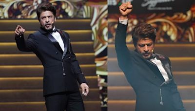 Shah Rukh Khan Steals The Show In A Black Double Breasted Tuxedo Set At IIFA 2024 - News18