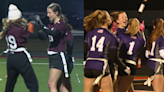 Section VII high school girls' flag football opening night features two dominant offensive performances