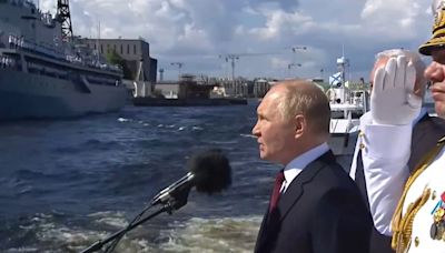 Watch: Vladimir Putin greets Indian Navy aboard INS Tabar on Russian Navy Day