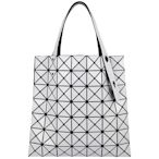 ISSEY MIYAKE 三宅一生BAOBAO 白色三角格7x7手提包