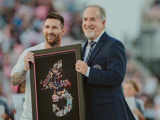 Inter Miami armó una fiesta para Messi por sus 45 títulos (que son 44) en la previa de otro partido de la MLS