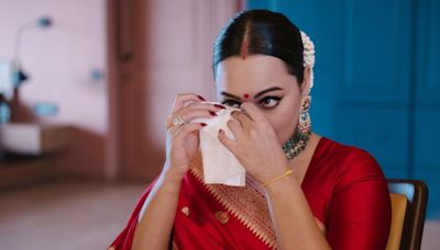 Sonakshi Sinha shares unseen crying photo after looking at herself in sindoor for the first time