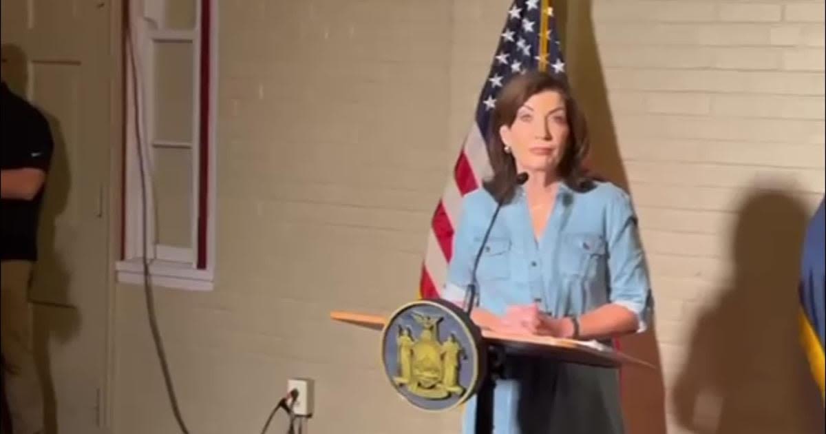 Gov. Kathy Hochul on Buffalo Bills suite