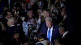 The stepped-up security around Trump is apparent, with agents walling him off from RNC crowds