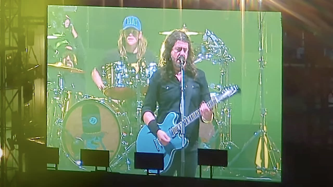 Watch Shane Hawkins' surprise guest slot with Foo Fighters in London