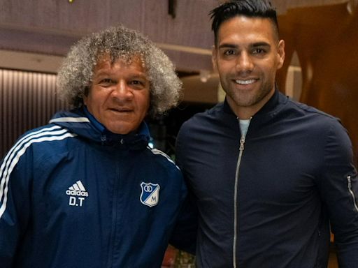 Falcao se vistió de azul: hinchas de Millonarios alucinaron con las fotos "más esperadas"