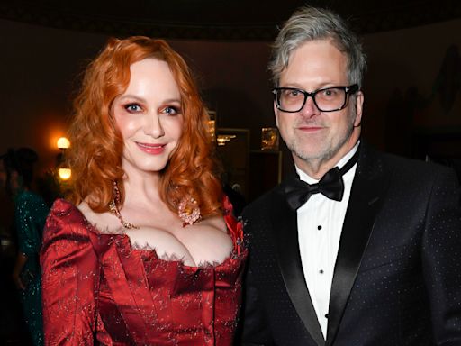 Fans Call Christina Hendricks’ Husband the ‘Luckiest Guy Ever’ in PDA-Filled Photo From Wedding Cocktail Party