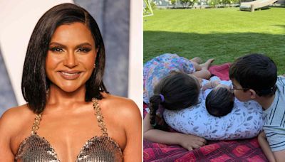 The Cutest Pictures of Mindy Kaling and Her 3 Kids