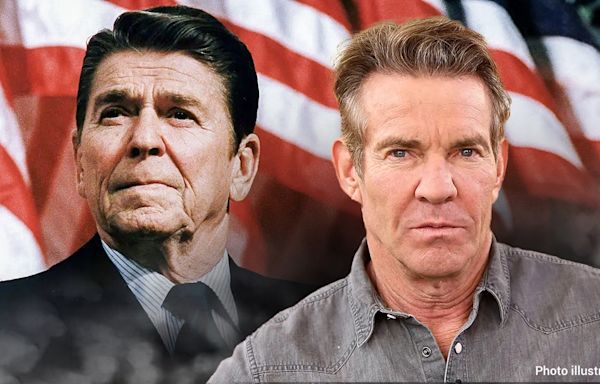 Dennis Quaid praises ‘bada--’ Ronald Reagan as favorite president, sees parallels to today’s struggles