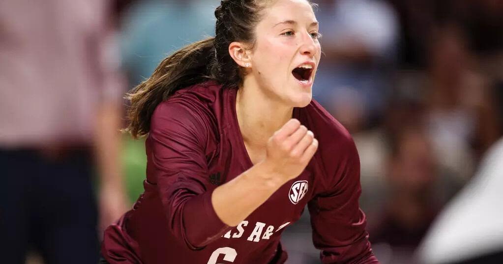 Unbeaten A&M volleyball team home for 3 matches this weekend